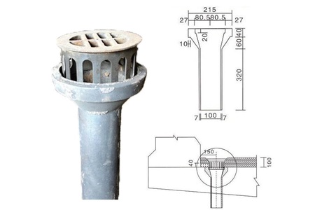 丰满铸铁泄水管